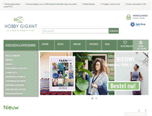 Tablet Screenshot of hobbygigant.nl